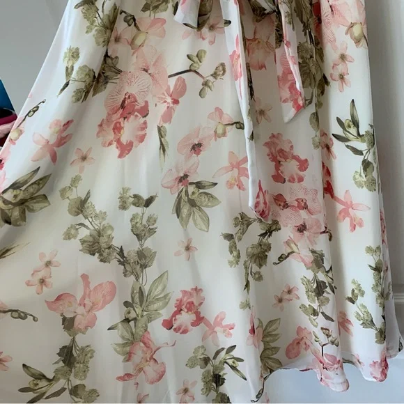 NWT Pink Floral Sleeveless Dress Size 6 - Picture 3 of 10